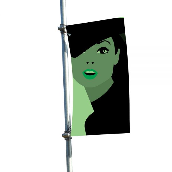 Street Banner Flag Single
