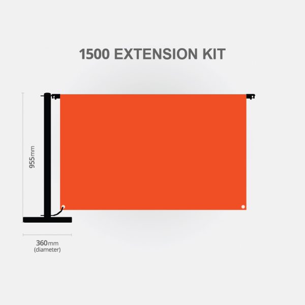 Economy Cafe Barrier Extension Kit