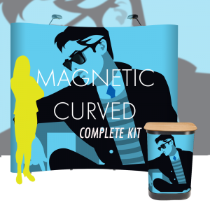 Magnetic Curved Complete Kit with case wrap