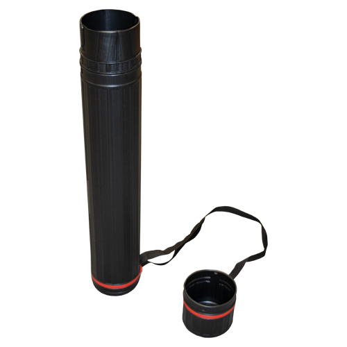 Telescopic Graphic Tube with Lid Off